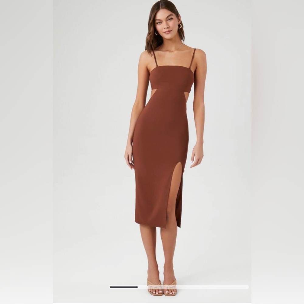 Cut out midi dress